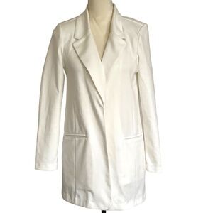 STOOSH WHITE OVERSIZED BLAZER SZ LARGE